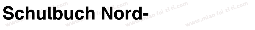 Schulbuch Nord字体转换